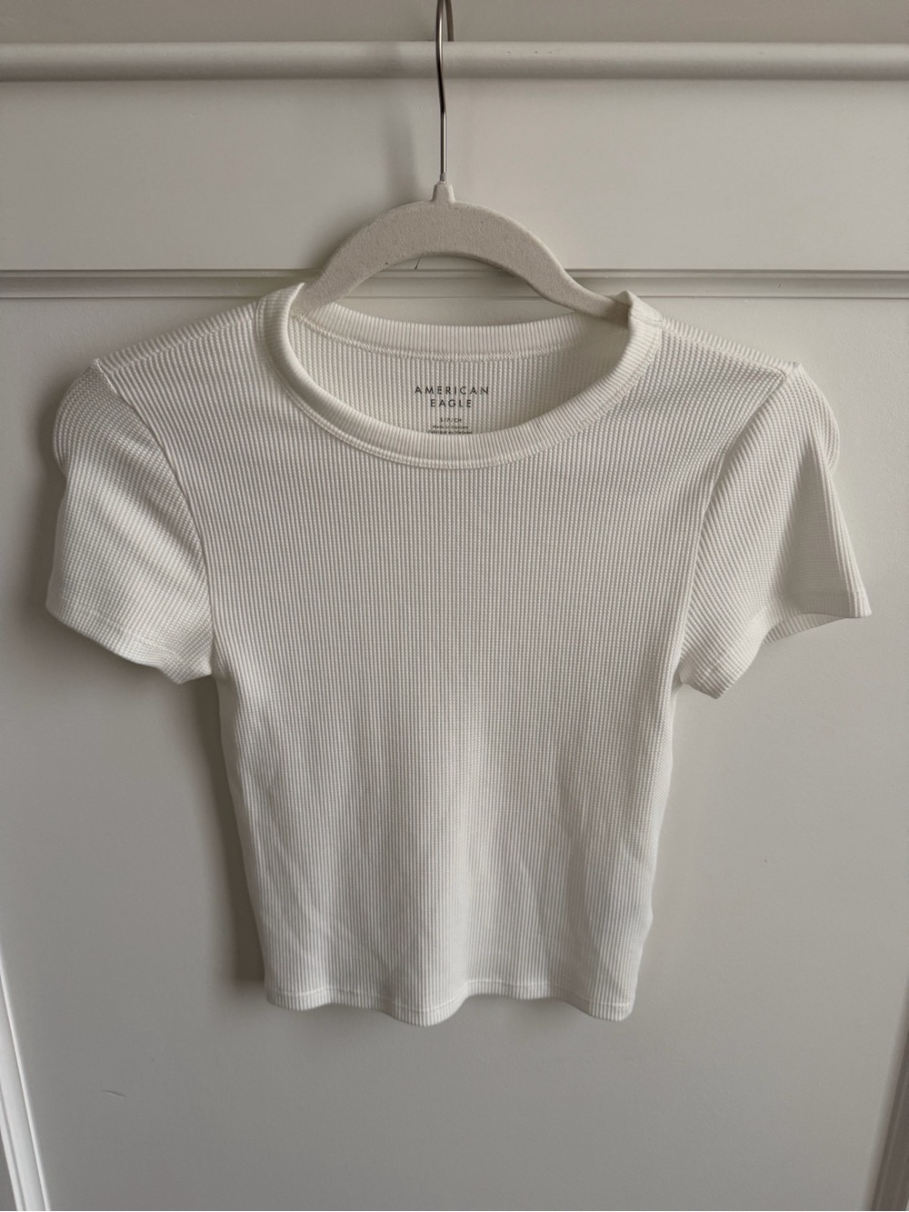NWT American Eagle waffle baby tee